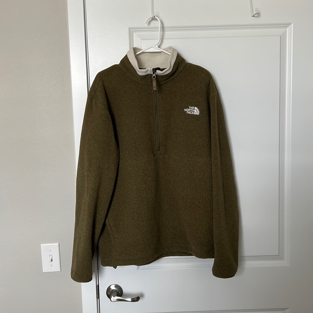 The North Face 3/4 Zip Jacket Size Large